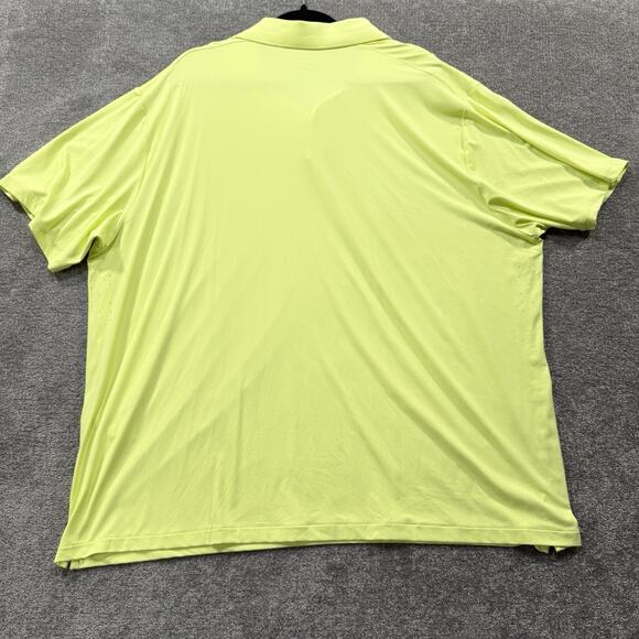 Under Armour Drive Chill Polo 3XL Avocado Yellow Iso-Chill UPF 50+ Loose Golf - Picture 11 of 11
